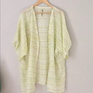 BNWOT Mikoh swimwear silk kimono coverup Sz 2